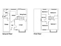 4 Bed Detached House Existing Floor Plans